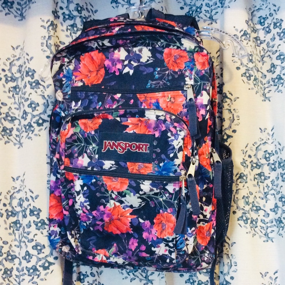Floral Jansport Backpack